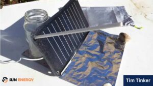 Solar Panel with Aluminum Foil