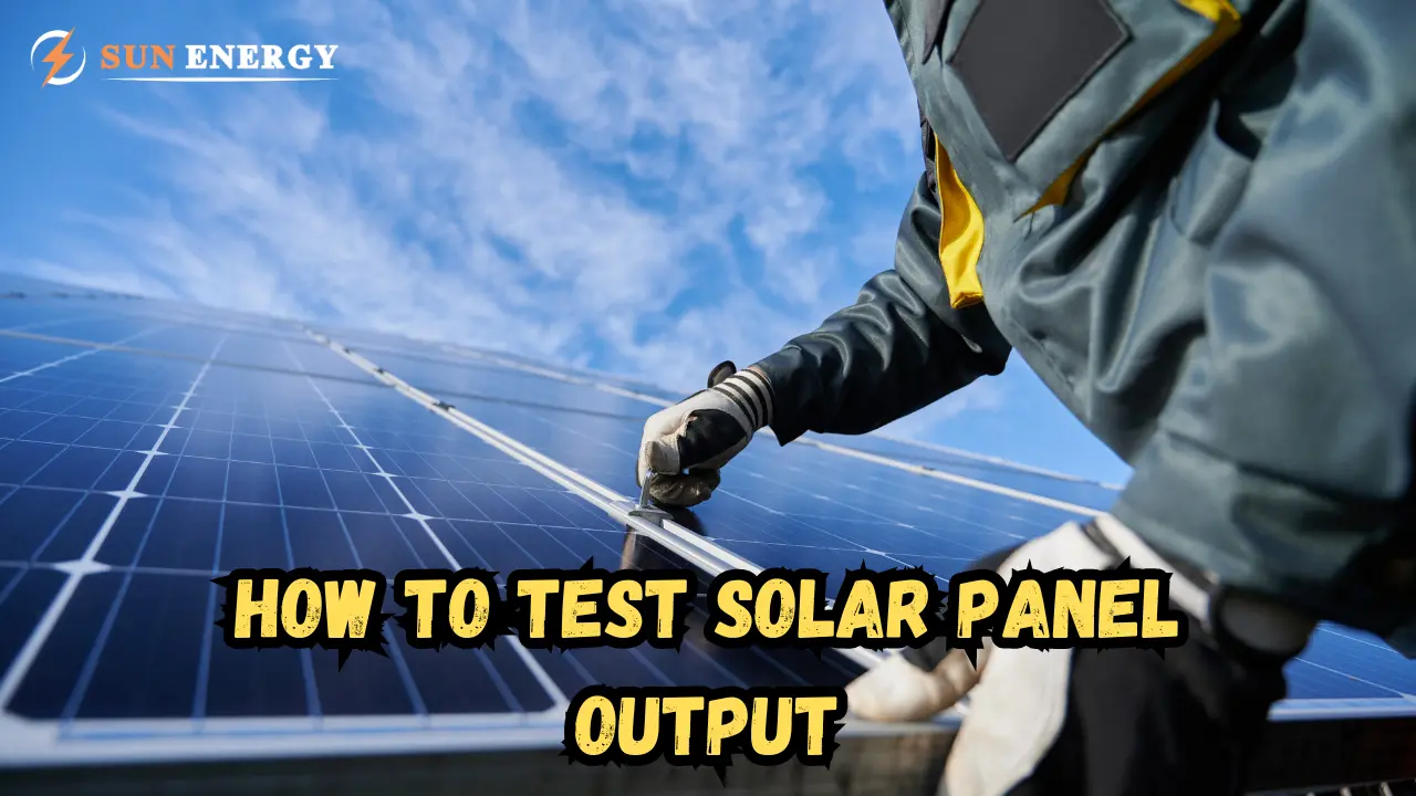 How to Test Solar Panel Output