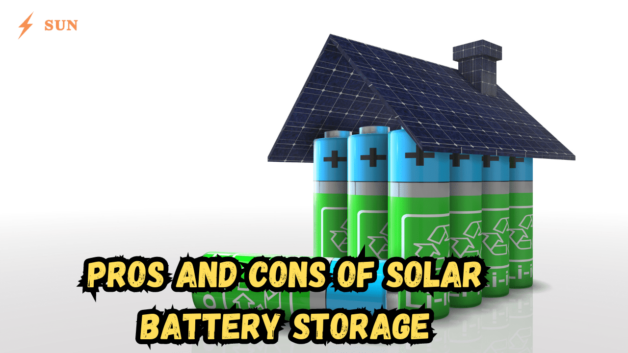 pros and cons of solar battery storage in usa