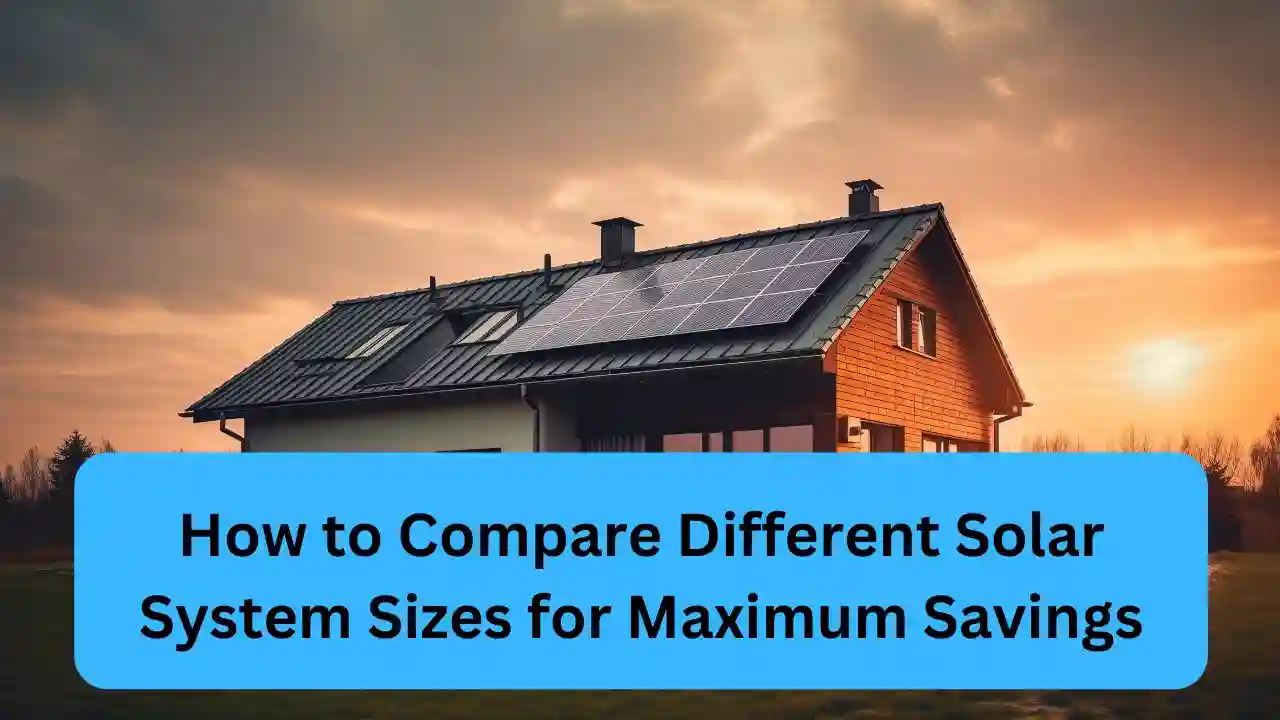 How to Compare Different Solar System Sizes for Maximum Savings