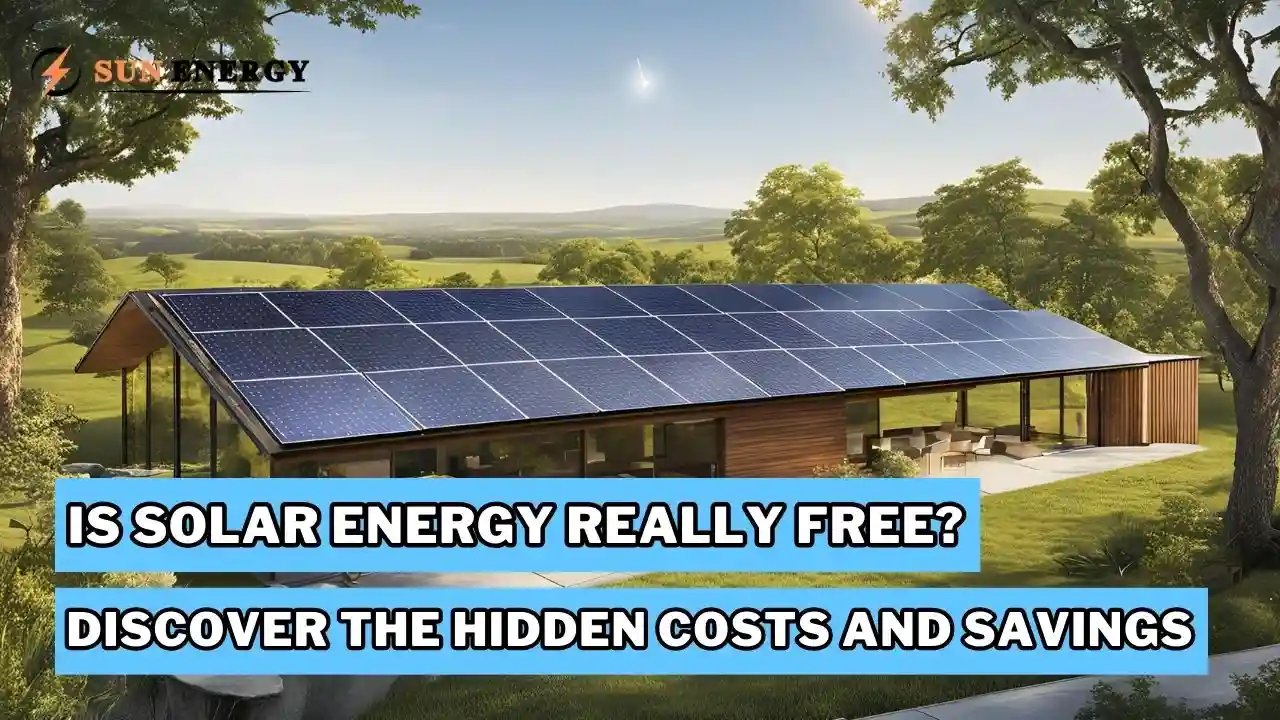 Is Solar Energy Free