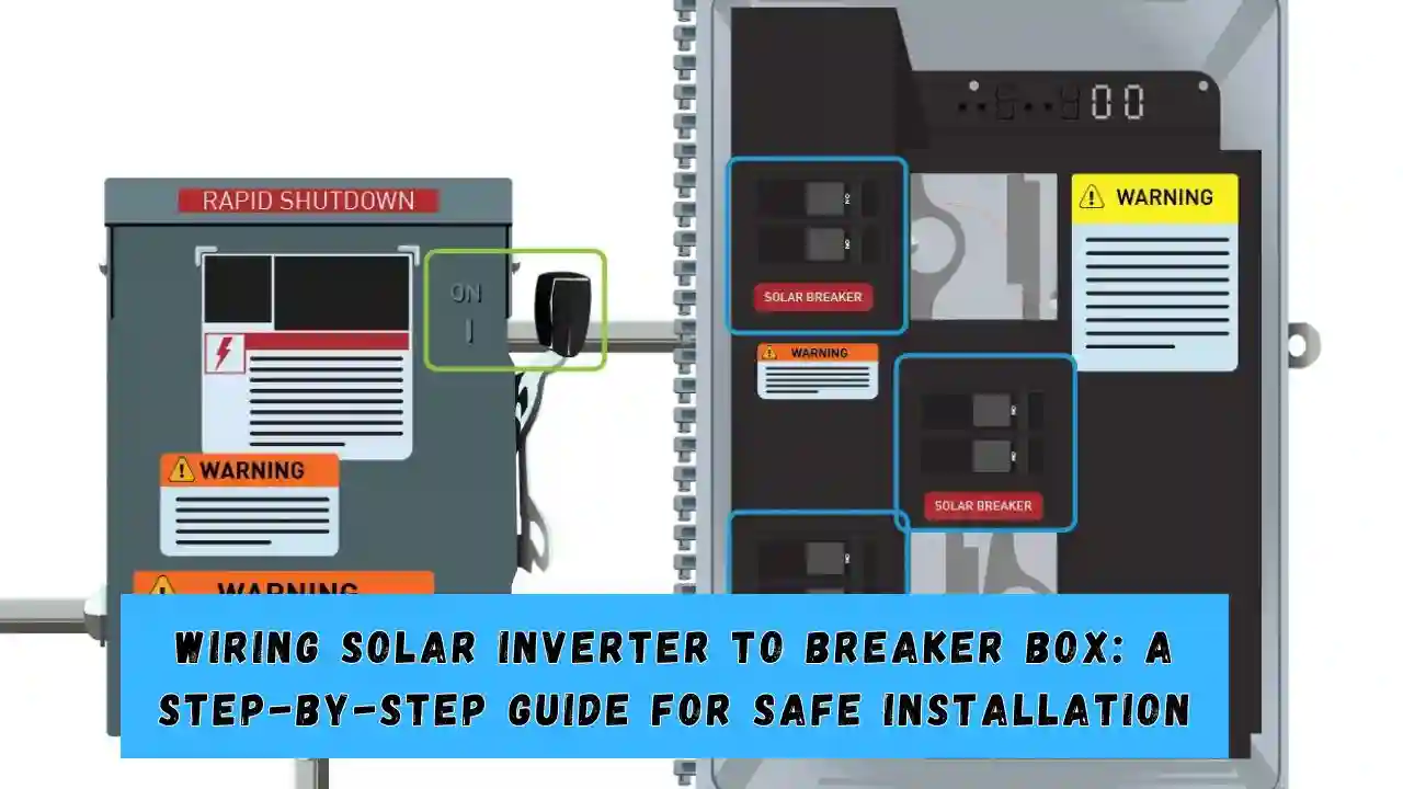 Wiring Solar Inverter to Breaker Box