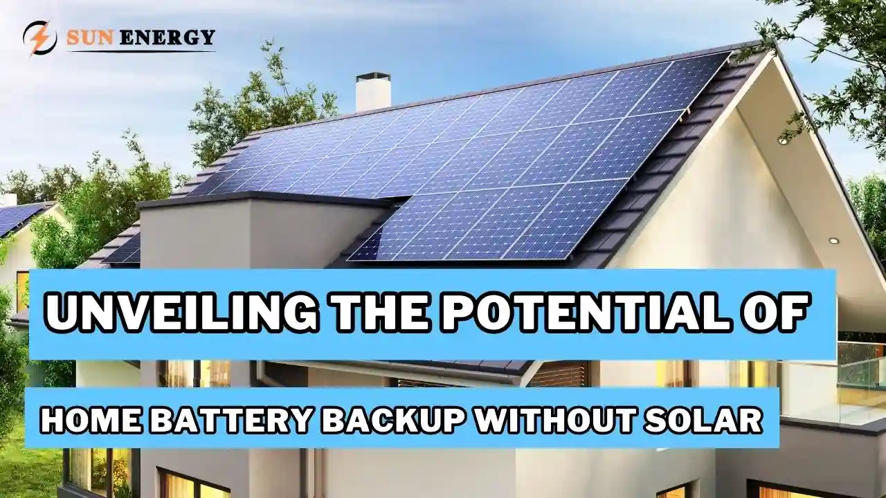 home battery backup without solar