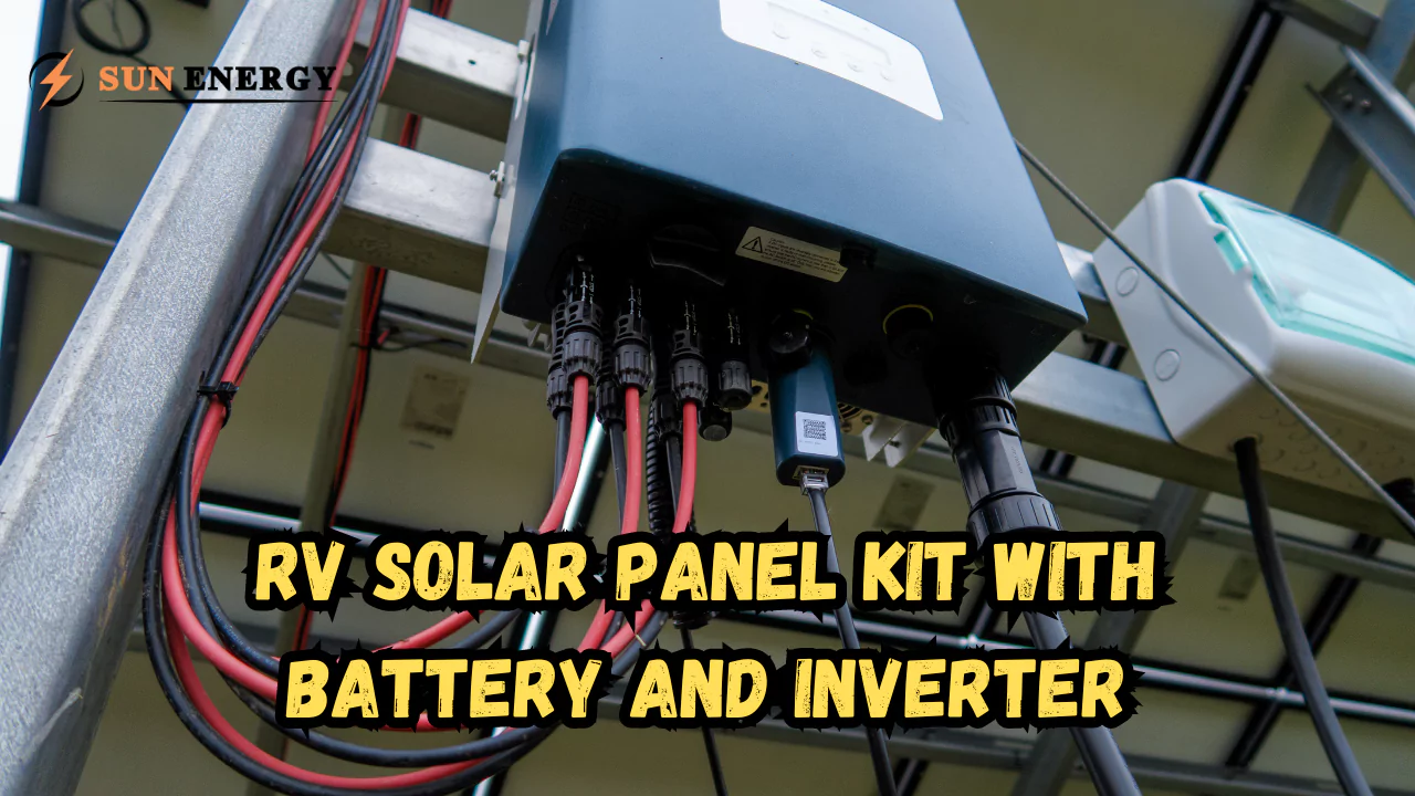 rv solar panel kit with battery and inverter