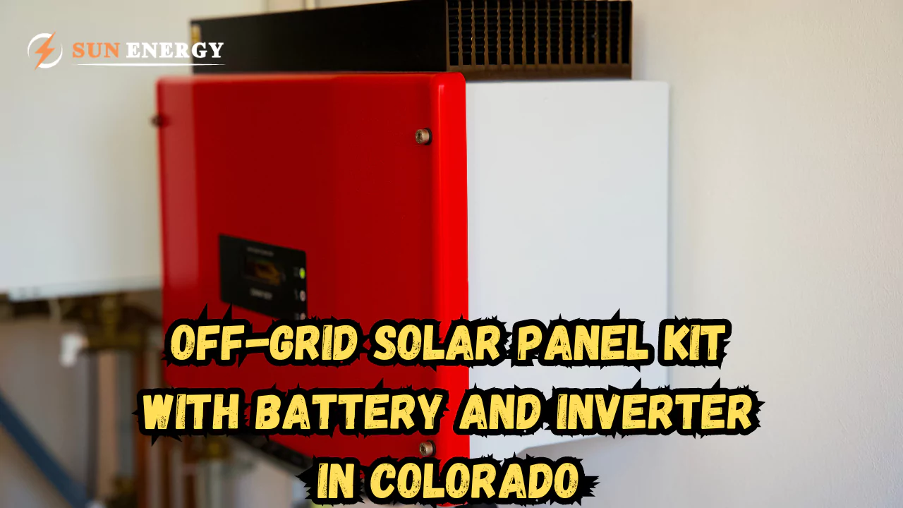 Off-Grid Solar Panel Kit with Battery and Inverter in Colorado