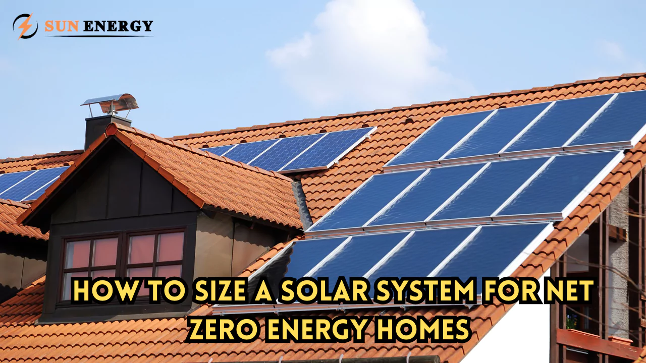 How to Size a Solar System for Net Zero Energy Homes