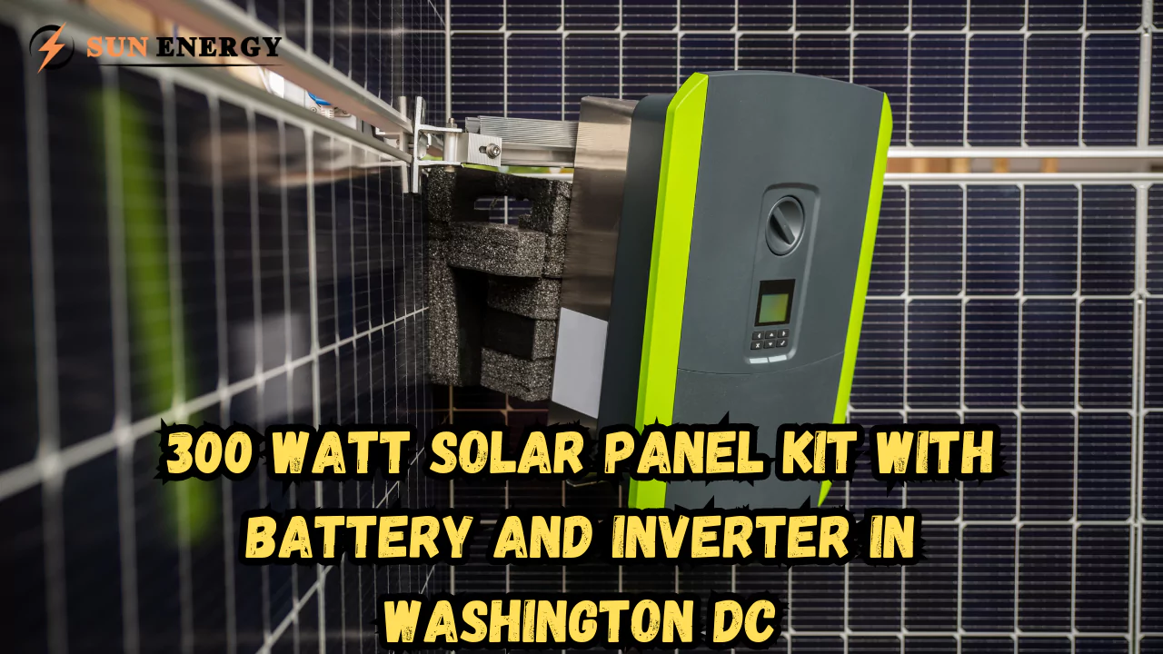 300 Watt Solar Panel Kit with Battery and Inverter in Washington DC