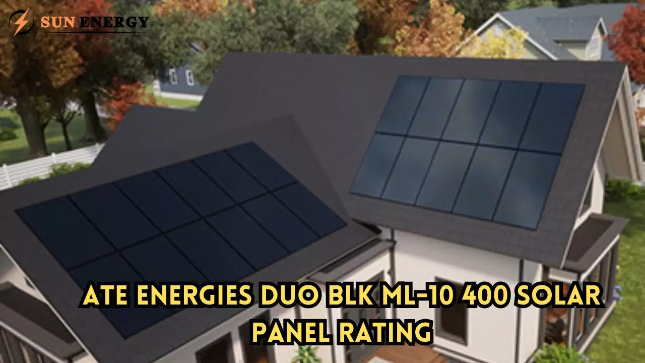 Discover the high-efficiency Ate Energies Duo BLK ML-10 400 solar panel. Get professional installation from SunEnergy Guide and start saving today! Call now!