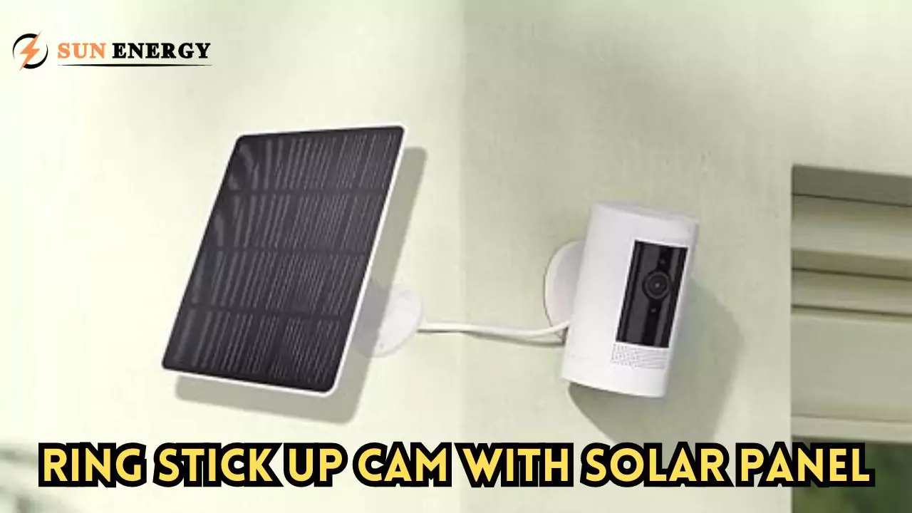 ring stick up cam with solar panel