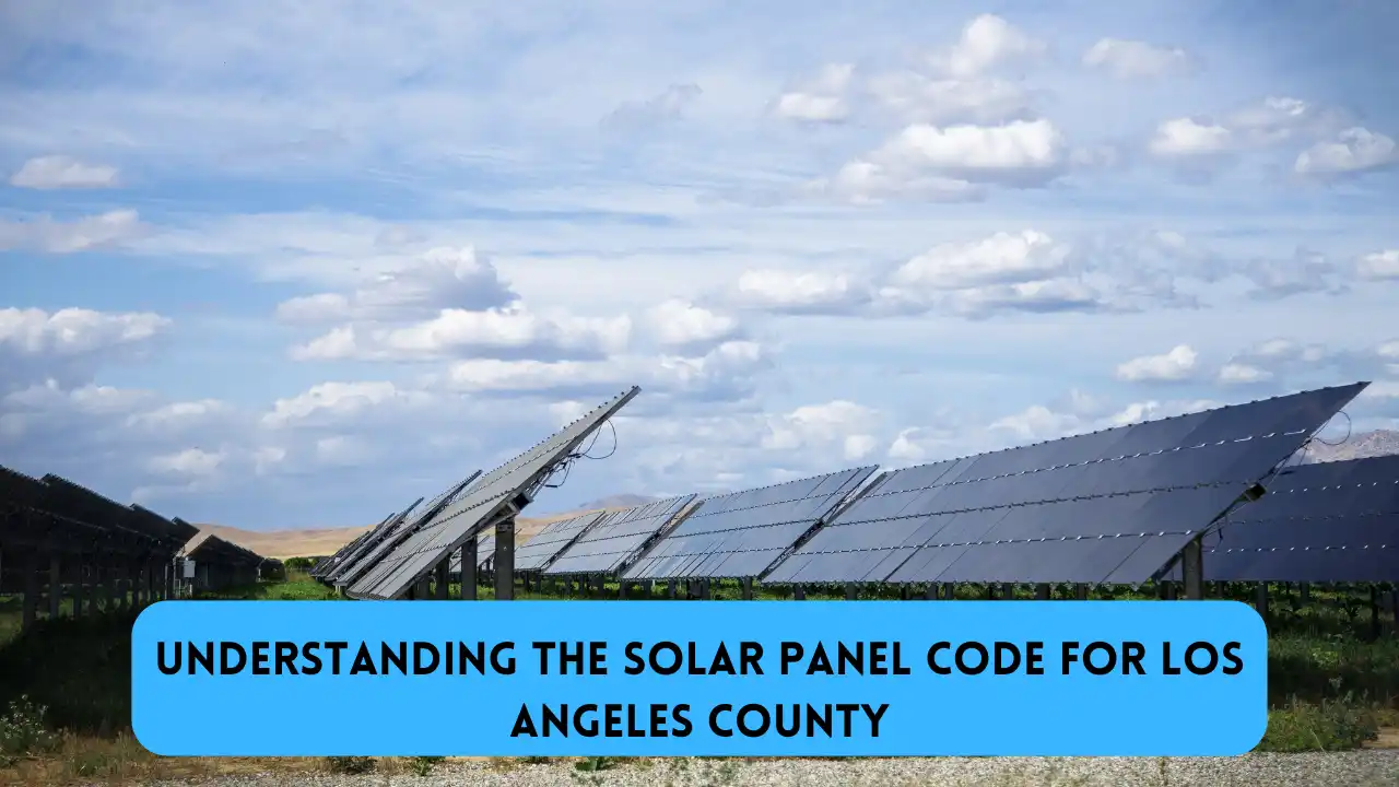 solar panel code for los angeles county