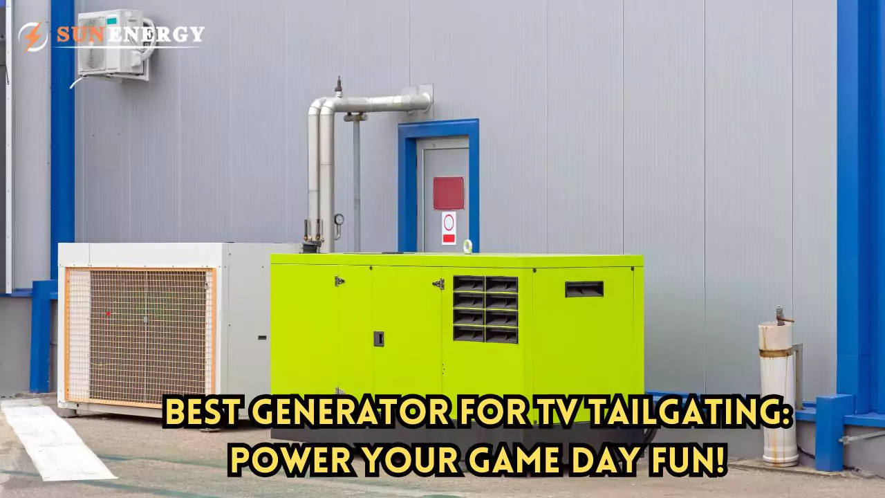 Best Generator for TV Tailgating: Power Your Game Day Fun!